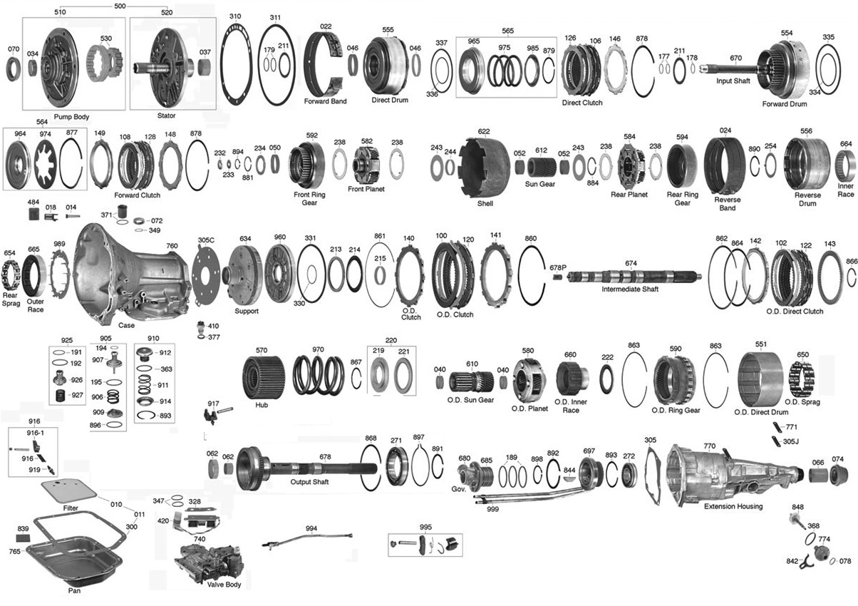 42re transmission 4x4